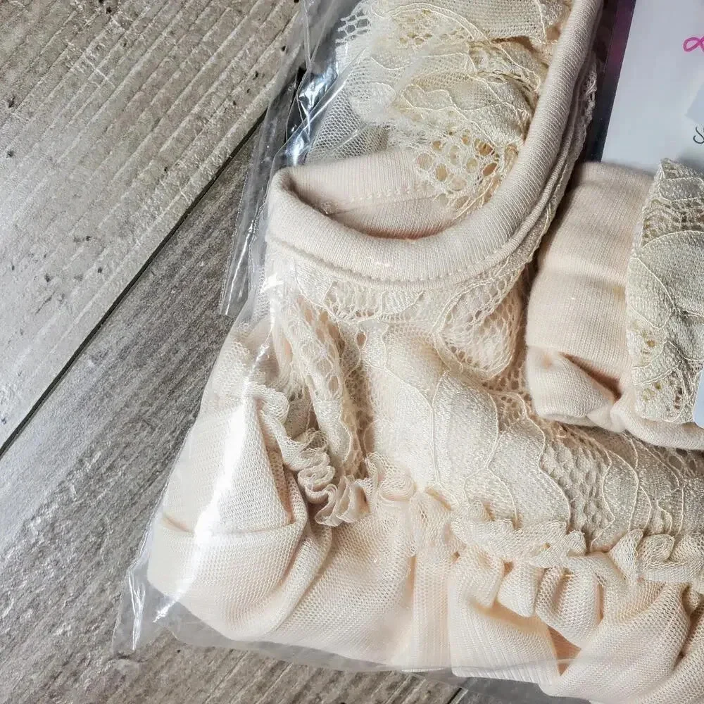 Baby Girl Little Lass Tutu Ballerina Dress Sandollar Beige Size 18M
